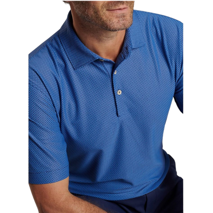 Peter Millar Men's Cumberland Geo Performance Mesh Polo