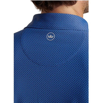 Peter Millar Men's Cumberland Geo Performance Mesh Polo