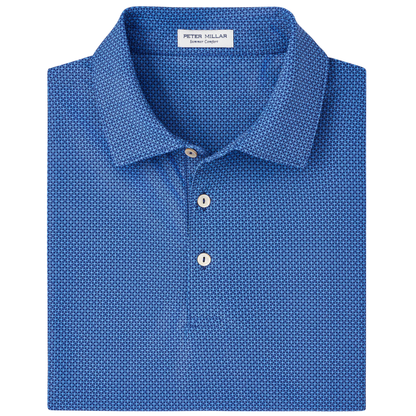 Peter Millar Men's Cumberland Geo Performance Mesh Polo