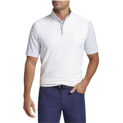 Peter Millar Men's Galway Performance Quarter-Zip Vest