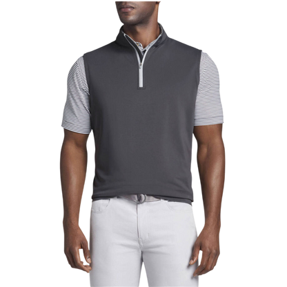 Peter Millar Men's Galway Performance Quarter-Zip Vest