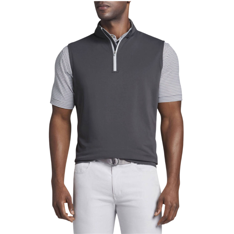 Peter Millar Men's Galway Performance Quarter-Zip Vest