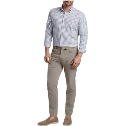 Peter Millar Men's Hamilton Crown Lite Cotton-Stretch Sport Shirt - Button Down Shirts - SwagWear