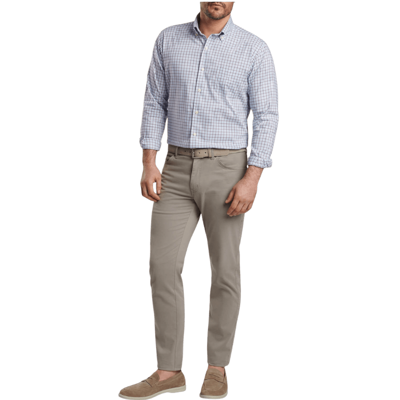 Peter Millar Men's Hamilton Crown Lite Cotton-Stretch Sport Shirt - Button Down Shirts - SwagWear