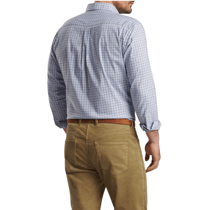 Peter Millar Men's Hamilton Crown Lite Cotton-Stretch Sport Shirt - Button Down Shirts - SwagWear