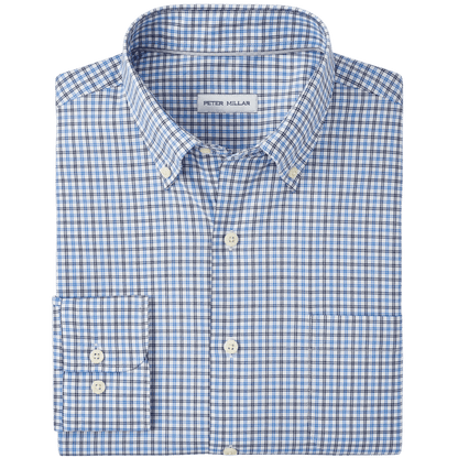 Peter Millar Men's Hamilton Crown Lite Cotton-Stretch Sport Shirt - Button Down Shirts - SwagWear