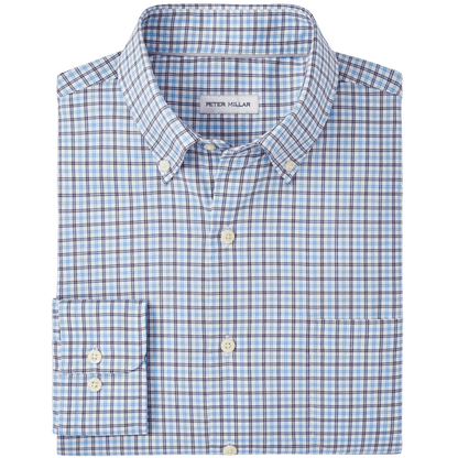 Peter Millar Men's Hamilton Crown Lite Cotton-Stretch Sport Shirt - Button Down Shirts - SwagWear