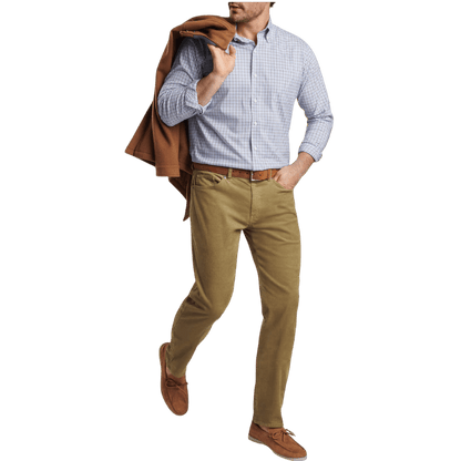 Peter Millar Men's Hamilton Crown Lite Cotton-Stretch Sport Shirt - Button Down Shirts - SwagWear