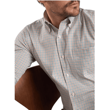 Peter Millar Men's Hamilton Crown Lite Cotton-Stretch Sport Shirt - Button Down Shirts - SwagWear