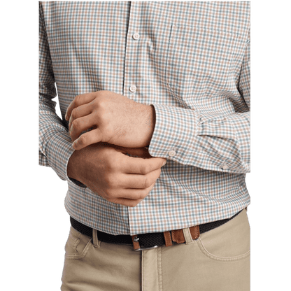 Peter Millar Men's Hamilton Crown Lite Cotton-Stretch Sport Shirt - Button Down Shirts - SwagWear