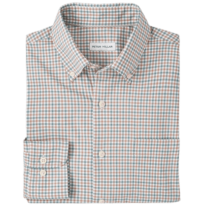 Peter Millar Men's Hamilton Crown Lite Cotton-Stretch Sport Shirt - Button Down Shirts - SwagWear