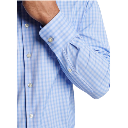 Peter Millar Men's Hawkes Performance Twill Sport Shirt