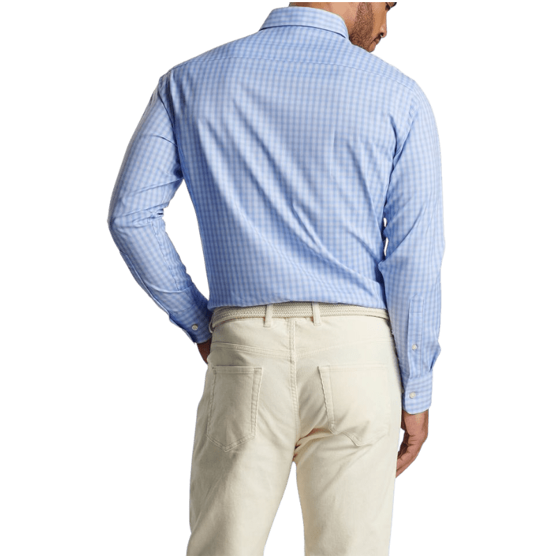 Peter Millar Men's Hawkes Performance Twill Sport Shirt - Button Down Shirts - SwagWear