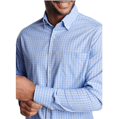 Peter Millar Men's Hawkes Performance Twill Sport Shirt - Button Down Shirts - SwagWear