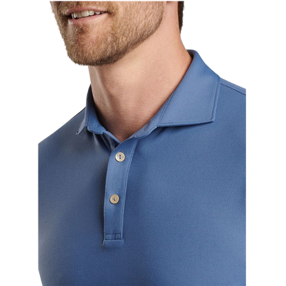 Peter Millar Men's Lyons Performance Jersey Long-Sleeve Polo