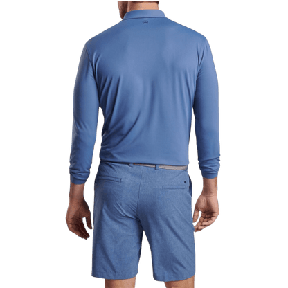 Peter Millar Men's Lyons Performance Jersey Long-Sleeve Polo - Polos - SwagWear