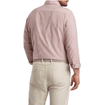 Peter Millar Men's Murray Performance Poplin Sport Shirt - Button Down Shirts - SwagWear