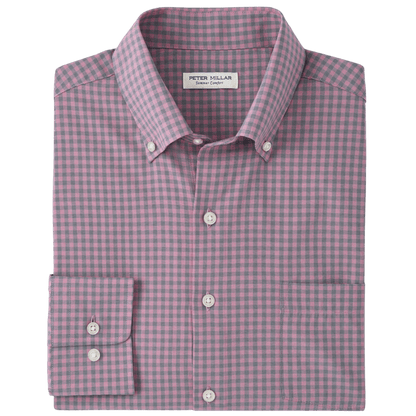 Peter Millar Men's Murray Performance Poplin Sport Shirt - Button Down Shirts - SwagWear