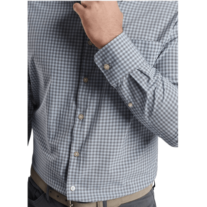 Peter Millar Men's Murray Performance Poplin Sport Shirt - Button Down Shirts - SwagWear