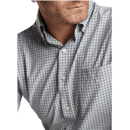 Peter Millar Men's Murray Performance Poplin Sport Shirt - Button Down Shirts - SwagWear