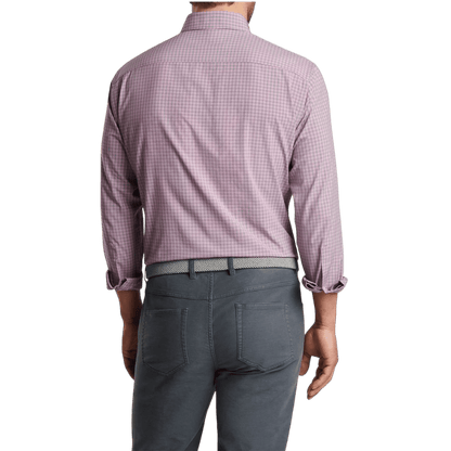 Peter Millar Men's Murray Performance Poplin Sport Shirt - Button Down Shirts - SwagWear