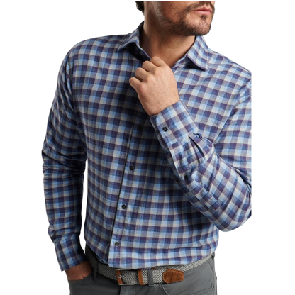 Peter Millar Men's North Bay Cotton Sport Shirt