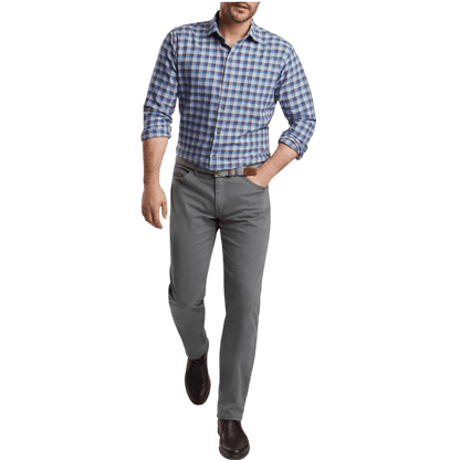 Peter Millar Men's North Bay Cotton Sport Shirt - Button Down Shirts - SwagWear