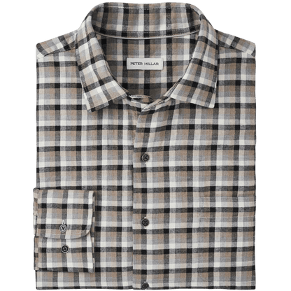 Peter Millar Men's North Bay Cotton Sport Shirt - Button Down Shirts - SwagWear