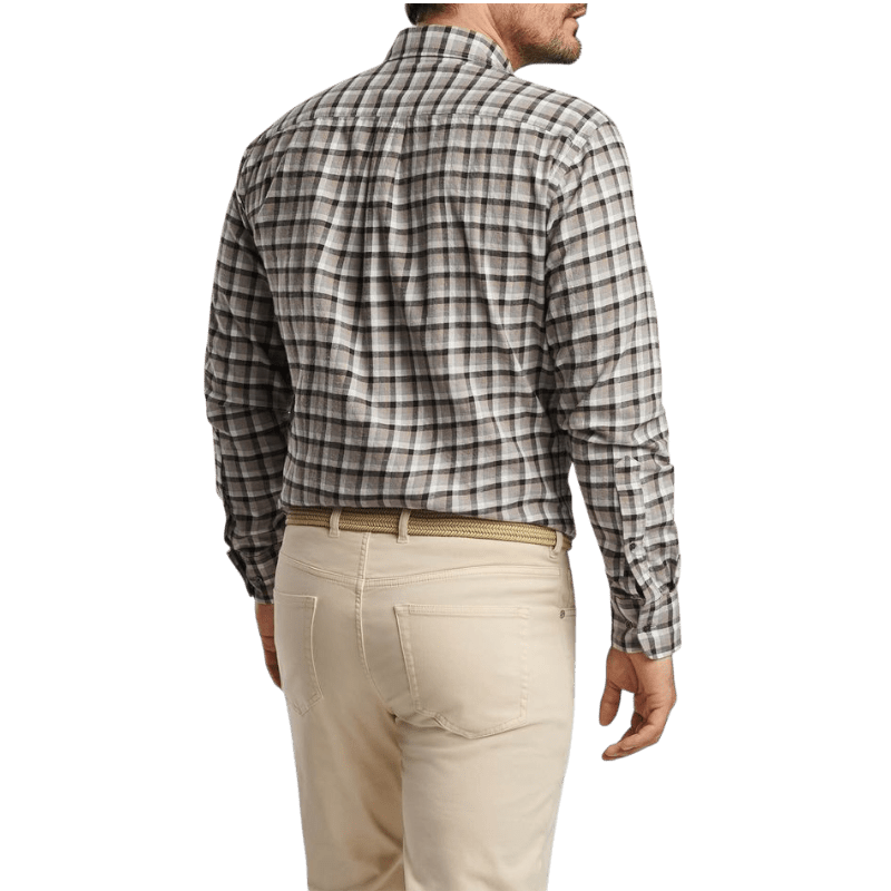 Peter Millar Men's North Bay Cotton Sport Shirt - Button Down Shirts - SwagWear