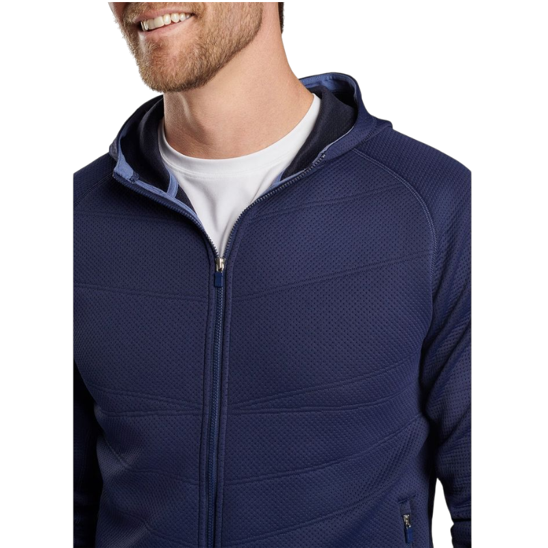 Peter Millar Men's Orion Performance Quilted Hoodie