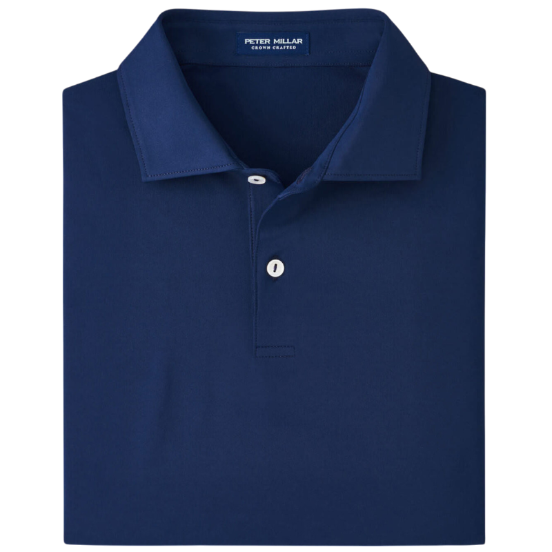 Peter Millar Men's Performance Solid Jersey Polo