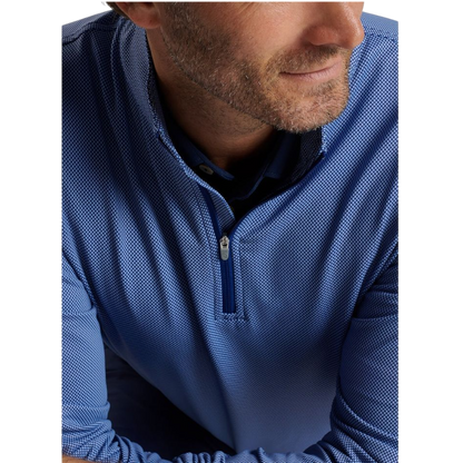 Peter Millar Men's Perth Birdseye Performance Quarter-Zip
