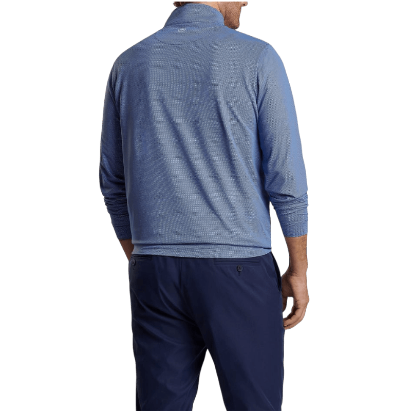 Peter Millar Men's Perth Birdseye Performance Quarter-Zip - Pullovers - SwagWear