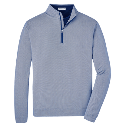 Peter Millar Men's Perth Birdseye Performance Quarter-Zip - Pullovers - SwagWear
