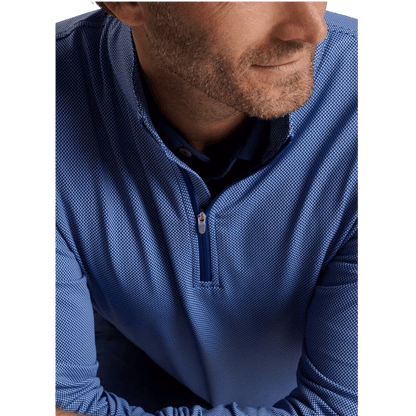 Peter Millar Men's Perth Birdseye Performance Quarter-Zip - Pullovers - SwagWear