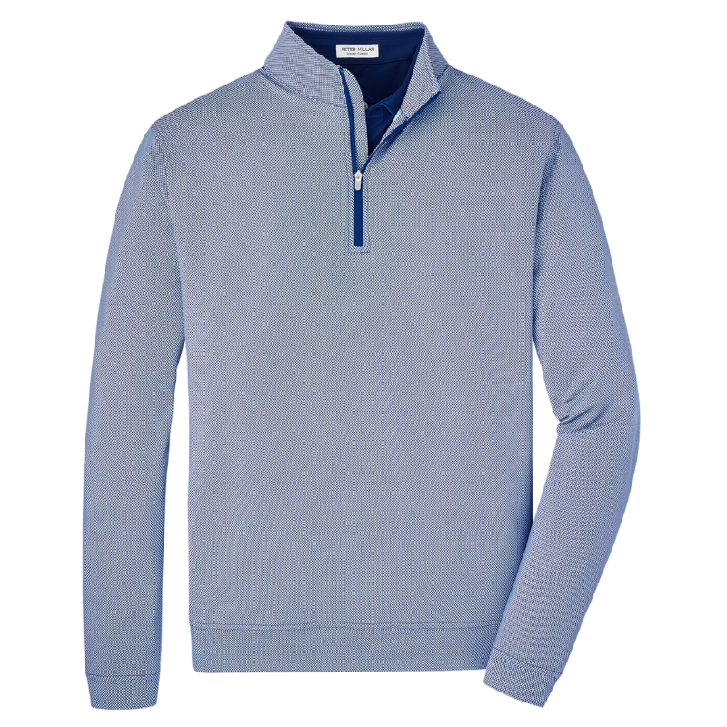 Peter Millar Men's Perth Birdseye Performance Quarter-Zip
