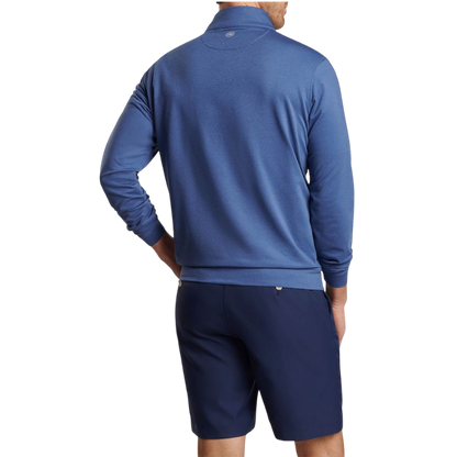 Peter Millar Men's Perth Performance Melange Quarter-Zip
