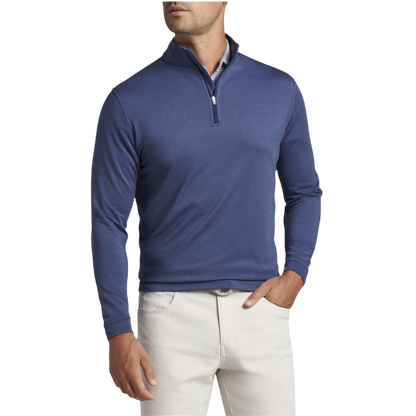 Peter Millar Men's Perth Performance Melange Quarter-Zip