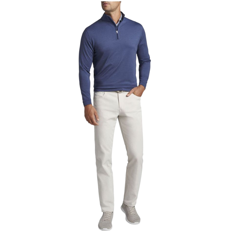 Peter Millar Men's Perth Performance Melange Quarter-Zip