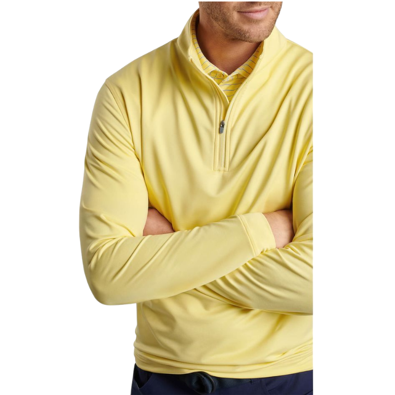 Peter Millar Men's Perth Performance Melange Quarter-Zip