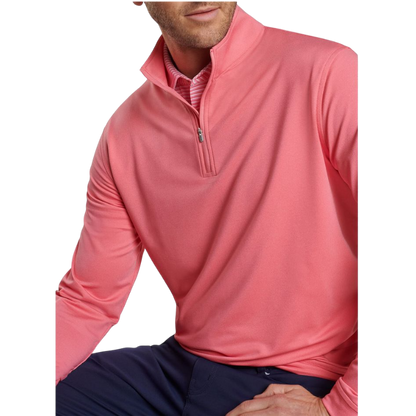 Peter Millar Men's Perth Performance Melange Quarter-Zip