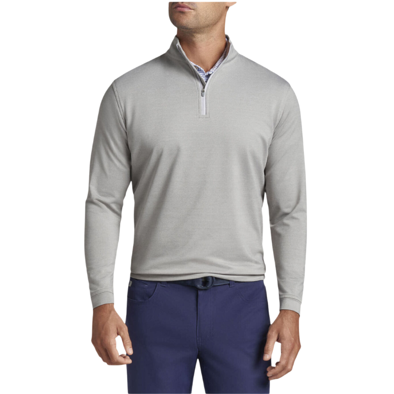 Peter Millar Men's Perth Performance Melange Quarter-Zip