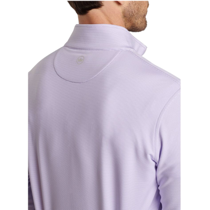 Peter Millar Men's Perth Sugar Stripe Performance Quarter-Zip