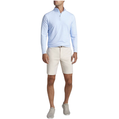 Peter Millar Men's Perth Sugar Stripe Performance Quarter-Zip