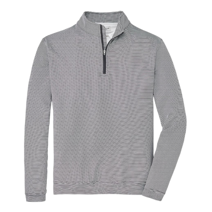 Peter Millar Men's Perth Sugar Stripe Performance Quarter-Zip