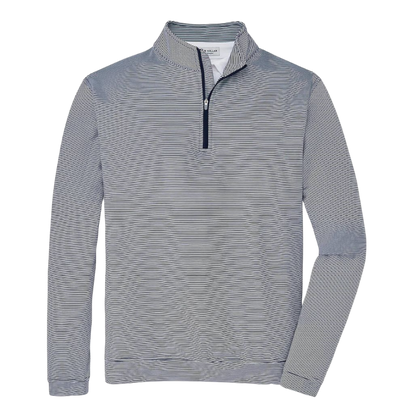 Peter Millar Men's Perth Sugar Stripe Performance Quarter-Zip