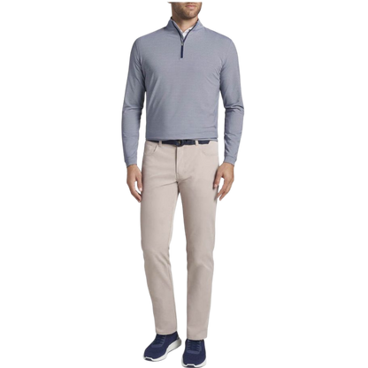 Peter Millar Men's Perth Sugar Stripe Performance Quarter-Zip