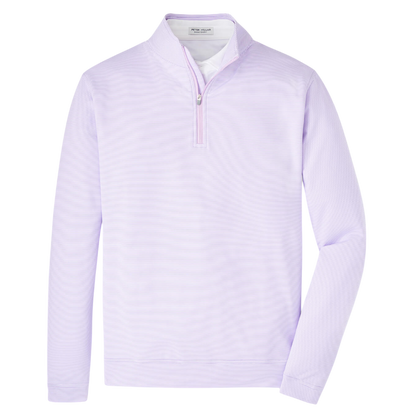 Peter Millar Men's Perth Sugar Stripe Performance Quarter-Zip