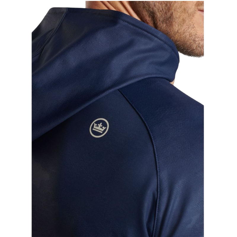 Peter Millar Men's Pine Camo Performance Hoodie