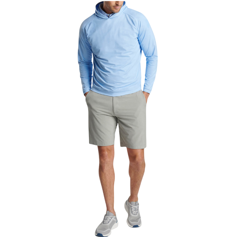 Peter Millar Men's Pine Camo Performance Hoodie